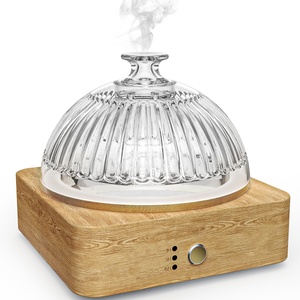 Gran oferta de fábrica, nuevo difusor de humidificador de depósito de vidrio de gran capacidad, difusor de Aroma ecológico de 200ml, fácil de limpiar - Product Image 1