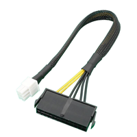 Kabel ATX 6pin ke 24pin untuk Motherboard Acer PSU Kabel Catu Daya Mainboard 6Pin Jalur Konversi 24P 6P