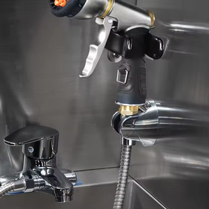 Lavadora Portátil de Acero Inoxidable de Tamaño Pequeño <span class=keywords><strong>para</strong></span> Mascotas, Bañera de Aseo <span class=keywords><strong>para</strong></span> <span class=keywords><strong>Perros</strong></span> y Gatos con Escaleras - Product Image 5