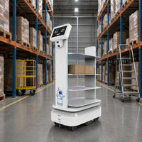 Robot de livraison d'entrepôt, véhicule à guidage automatique, machine de transport de matériaux pour système de manutention logistique en usine