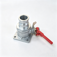 Vanne à boisseau sphérique droite pour camion-citerne DN50, vanne à boisseau sphérique pour camion-citerne à huile, usine OEM