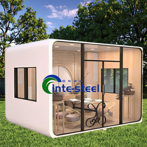मोबाइल कार्यालय कैप्सूल मिनी मोबाइल प्रीफैब हाउस छोटे घर के कार्यालय में सेब केबिन डिचेबल कंटेनर पोर्टेबल हाउस - Product Image 2