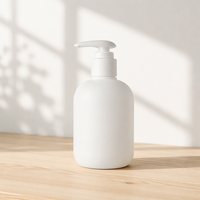 Bouteille de dentifrice PE 220ml bouteille de pompe de presse en plastique bouteilles d'emballage cosmétique de dentifrice probiotique de bicarbonate de soude
