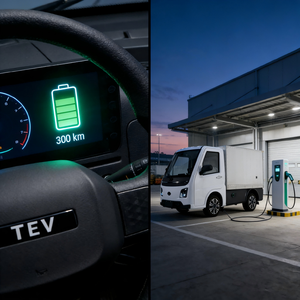 <span class=keywords><strong>Camion</strong></span> frigorifique électrique EEC L7e |   Fourgon de livraison frigorifique de 300 km d'autonomie, 14,8 kW, pour le transport de produits médicaux et alimentaires surgelés - Product Image 5