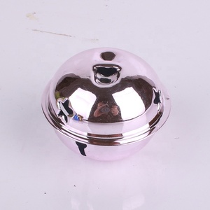 40mm बहुरंगी DIY धातु गीत घंटियाँ क्रिसमस महोत्सव पार्टी सजावट गहने कुत्ते बिल्ली के लिए चमकदार घंटी घंटी - Product Image 3