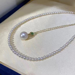 จี้เงินแท้ S925 พร้อมลูกปัดทรงกลมแบนขนาด 9-13 มม. อุปกรณ์ตกแต่งไข่มุก DIY สไตล์แฟชั่นแบบศาสนา รุ่น 30983 - Product Image 2