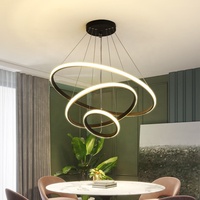 Décoration d'intérieur, luminaire suspendu moderne nordique à LED, bijoux de mode, lustres personnalisés, lampes suspendues