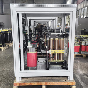 Stabilizzatore di Tensione AC ad Alta Potenza SBW-100KVA Trifase con Display LCD, Certificato CE, Efficienza del 98% - Product Image 3