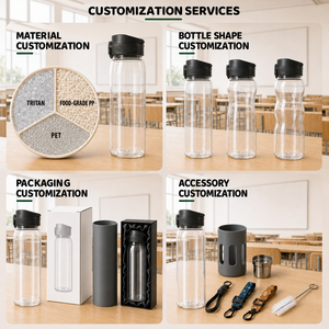 Botella de Agua Deportiva Portátil Ecológica e Impermeable con Pajita Abatible de 800/1000 ml, para Gimnasio y Actividades al Aire Libre, con Registro de Hidratación, Térmica de 0 a 6 Horas - Product Image 2