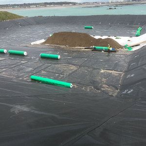 Công nghiệp 1mm chống UV LDPE polyethylene EPDM màng nhựa cá trang trại Đen không thấm nước <span class=keywords><strong>HDPE</strong></span> geomembrane cho ao cá - Product Image 1
