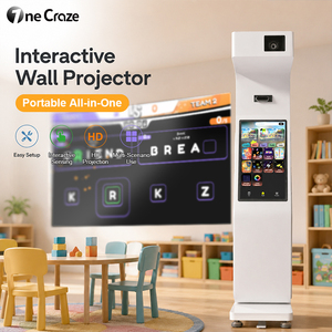 Proyector de pared interactivo portátil, máquina todo en uno, sistema de entrenamiento deportivo con sensor de movimiento para gimnasio interior - Product Image 6