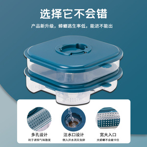 Cockroach Trap Double Layer Blue Eco Friendly For Kitchen Bathroom - Product Image 3