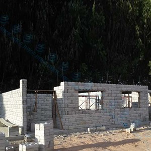 Cetakan plastik interlock dinding blok berongga beton dekoratif Manual - Product Image 4