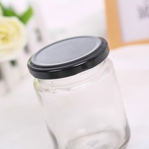 Cheap Borosilicate Glass Metal Screw Cap Clear Surface Silk Screen Printed <b>Jam</b> <b>Jars</b> 8 oz 500ml Sizes <b>for</b> Pickles & Honey - Product Image 5