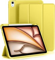 Pour iPad Air 11 étui magnétique 2024 / Air 5th 4th génération 10.9 coque arrière flexible en TPU avec support porte-crayon étui pour tablette