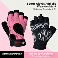 Gants de fitness respirants mi-doigts pour hommes et femmes, antidérapants, pour la musculation, l'entraînement en salle de sport et les tractions