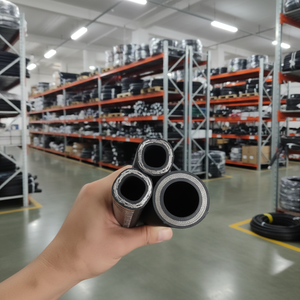 Tubo Idraulico SAE 100 R1 R2AT da 1/4" 3/8" 1/2" 1" con Consegna in 2 Giorni, Tubo Olio EN853 2SN ad Alta Pressione con Treccia in Filo d'Acciaio per Escavatore - Product Image 2