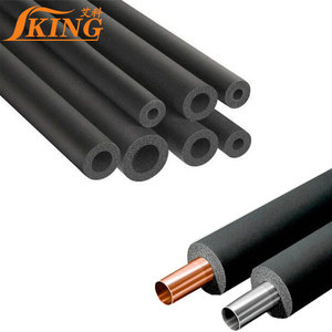 Piezas de aire acondicionado con aislamiento de goma de espuma negra FIRSTFLEX, tubo de tubería de agua fría para HVAC, uso doméstico y exterior - Product Image 3