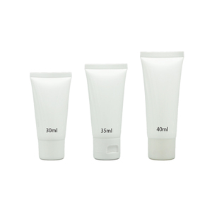 Empty 30g 40g Plastic Squeeze Tube Gold Silver Transparent Body Lotion Cosmetic Packaging Tubes With Flip Top Cover