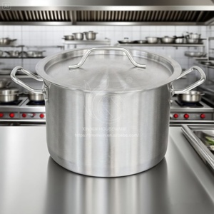 Drielaags Beklede Roestvrijstalen 8-Liter Voorraadpot Met Deksel, Inductieklare Pastapot, Vaatwasmachinebestendig - Product Image 2