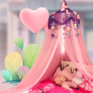 Trẻ Em Của Phòng Tán Giường Tán Bông Muỗi <span class=keywords><strong>Net</strong></span> Khăn Trải Giường Rèm Cho Bé Trẻ Em Đọc Sách Chơi Trang Trí Nội Thất - Product Image 6