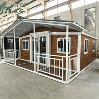 Maison pliante à deux ailes, logement conteneur extensible, bureaux, résidences, maisons préfabriquées, maison de jardin modulaire en conteneur