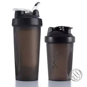 Benutzer definiertes Logo 400ml 600ml Workout Blender Shaker Flasche Gym Protein Shaker Flaschen