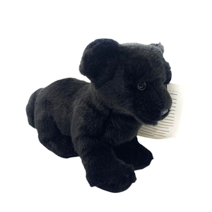 Prezzo di fabbrica personalizzato posa realistica <span class=keywords><strong>pantera</strong></span> nera peluche di peluche animale-posizione realistica seduta, sdraiata, in piedi