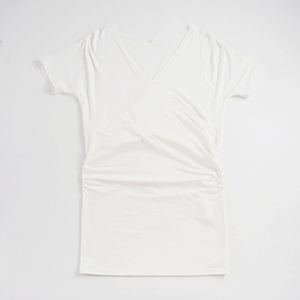Vestido Mini Bodycon Sexy de Moda Urbana para Oficina, con Escote Cruzado Profundo en V, Diseño Fruncido, Espalda Descubierta y Cintura Ajustada - Product Image 6