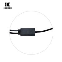 Panel Dashboard Mobil Kustom dengan Kabel Data Pengisian Daya Tahan Air Dual USB 2.0 Male Female Braid untuk Scanner Komputer