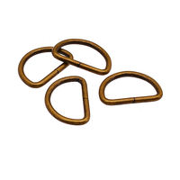 Anneaux en D métalliques semi-circulaires pour sacs, quincaillerie DIY, pièces de sacs à main réglables, couleur et taille personnalisables, logo personnalisé