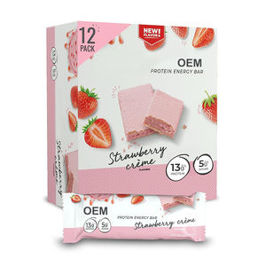 OEM produsen Halal Superior Protein Bar Bar untuk suplemen olahraga berbasis tanaman Protein makanan ringan Oat Bar - Product Image 6