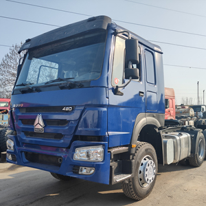Howo 6x4 10 pneus tracteur camion Euro 2/3 Diesel camion lourd 450HP direction gauche caméra arrière nouvelle condition d'occasion 4x4 roue motrice - Product Image 1