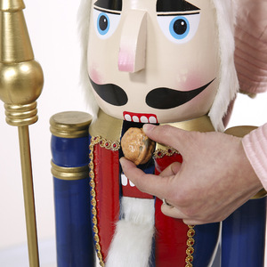 Grands soldats <span class=keywords><strong>casse</strong></span>-noisettes de 1,2 m, figurines décoratives créatives, soldats d'étiquette, décoration de la maison, cadeaux de Noël, décorations de Noël - Product Image 4