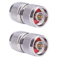 Adaptateur de fiche coaxiale N à N 50Ω Construction en cuivre Genre mâle/femelle pour câble coaxial RF
