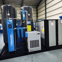 Compresseur d'air électrique monté par dérapage industriel de grand compresseur d'air avec le dessiccateur et le réservoir