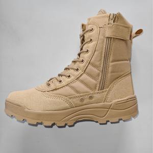 En stock Nouvelles chaussures d'hiver Bottes tactiques pour hommes Bottes de cheville spéciales en cuir du désert - Product Image 3