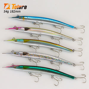 Tolure <span class=keywords><strong>pêche</strong></span> lure182mm 54g coulant crayon Jerkbait bar prédateur poisson longue coulée poisson appâts aiguille appât matériel de <span class=keywords><strong>pêche</strong></span> - Product Image 1