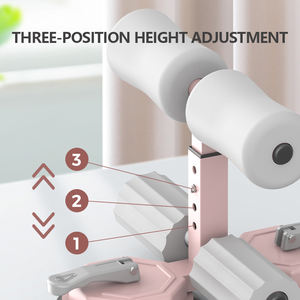 MKAS Entraînement musculaire Équipement d'exercice assis avec 2 ventouses puissantes et support de pied réglable Barre d'assise - Product Image 3
