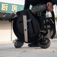 Tondeuse robotisée AI avec recharge automatique, GPS, LiDAR, 490 mm, télécommande, autopropulsée, à roues, pour le désherbage des jardins