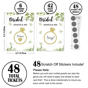 Set di 24 Carte per Giochi di Addio al Nubilato, Domande Trivia per Damigelle, Attività per Festa di Addio al Nubilato, Favori per Matrimonio - Product Image 4