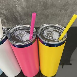 Mug isotherme en acier inoxydable avec logo personnalisé, miroir coloré, revêtement poudré arc-en-ciel sous le dessus, 20 oz - Product Image 4