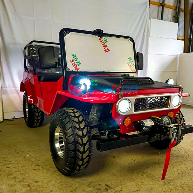 Mini elektrikli jeep Off Road çiftlik 2 kişilik atv Jeep ve çin UTVs satılık