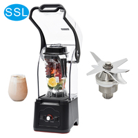 Ssl Commerciële Blender 2.5L Groenten En Fruit Voeding Mixer Keuken Voedsel Blender Met Zuiver Koper Motor Blender