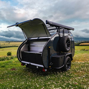 Caravane Teardrop à vendre, petite caravane <span class=keywords><strong>de</strong></span> voyage remorquable, <span class=keywords><strong>camping</strong></span>-<span class=keywords><strong>car</strong></span> compact avec cabine <span class=keywords><strong>de</strong></span> couchage et cuisine arrière pour le <span class=keywords><strong>camping</strong></span> - Product Image 2