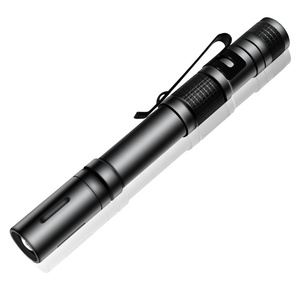 Mini <span class=keywords><strong>lampe</strong></span> torche médicale en alliage d'aluminium, portable, porte-stylo, petite <span class=keywords><strong>lampe</strong></span> électrique jaune, lumière blanche double, <span class=keywords><strong>lampe</strong></span> stylo - Product Image 1