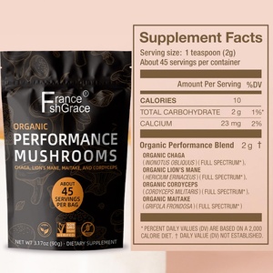 Compléments alimentaires personnalisés à base de champignons pour la performance, favorisant la santé et l'énergie – Poudre de champignons pour la performance à base de plantes - Product Image 3