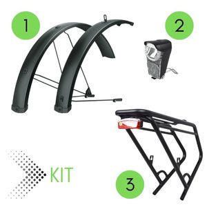 Kit: Portapacchi + Luce + Parafango per Dakota (FE) e Dakota PLUS (FE) - Product Image 1
