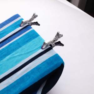 2 pcs xách tay khăn clip cho ghế bãi biển ghế Clip bãi biển Khăn Clip Màu Đỏ Vẹt - Product Image 5