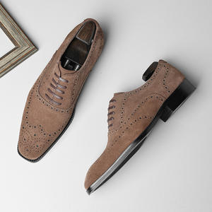 QJMP P02-07 2026 Nouvelles Chaussures Oxford Montantes en Cuir Véritable Imperméables et Respirantes pour Hommes, Lavables, Semelle Goodyear - Product Image 6